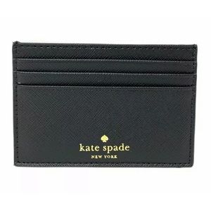 Kate Spade Graham Glitter Wallet/Card Holder Black